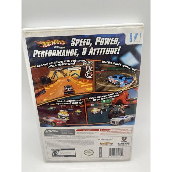 Hot Wheels: Beat That (Nintendo Wii, 2007) COMPLETE - TESTED - Picture 2 of 5